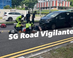 Elderly PMA rider taken to hospital after accident in Bukit Panjang, driver arrested