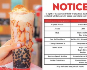 Bye bye again, bubble tea: Selected LiHo and Koi outlets close temporarily till after Phase 2 (Heightened Alert)