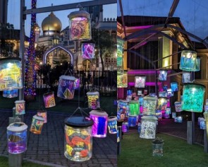 Upcycled lights and cookie jars make Malay Heritage Centre rainbow-bright