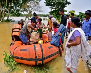 Half a million Indians flee floods in northeast brought by rain
