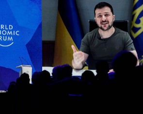World faces a turning point, Ukraine&#039;s Zelenskiy warns leaders at Davos