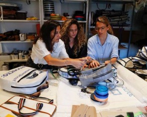 Fracking fashion: Argentine designers turn shale sand bags into handbags