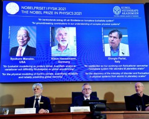 Trio wins physics Nobel for work on understanding climate change
