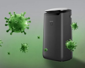 Sharp has developed an air purifying device that can kill airborne coronavirus