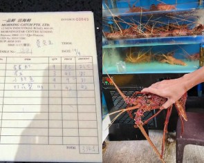 Slippery customer: Eatery boss says Mercedes driver drove off with over $300 worth of seafood
