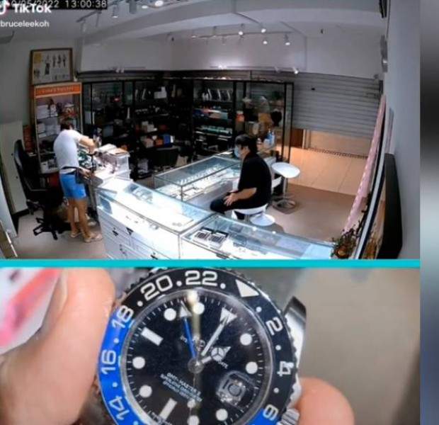 Customer tries to sell an allegedly fake Rolex for $19k, gets called out by Far East Plaza shop owner