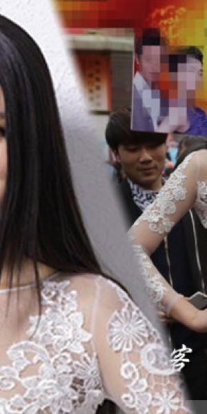 Chinese model stuns in outrageous see-through dress
