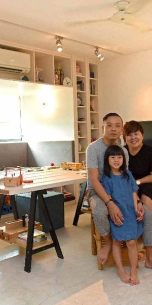 Family&#039;s 2-bedroom condo is a creative display space for their dearest items