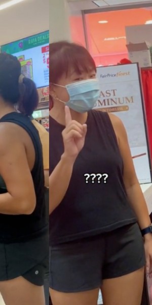 Woman argues with FairPrice staff, accuses another shopper of opening product in supermarket