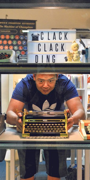 Former sales engineer sells and fixes old-school typewriters to raise awareness of their beauty