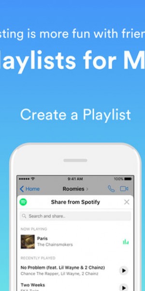 Spotify adds group playlists to Facebook Messenger