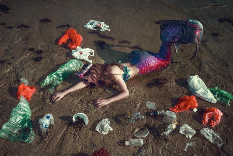 She's a part-time mermaid, full-time earth warrior who's not above