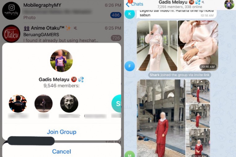 Telegram group outed for sharing images of Malay women; Malaysians