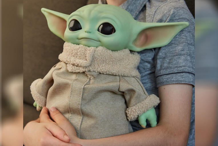 Mattel's adorable 'Baby Yoda' 11-inch plushie is now available in