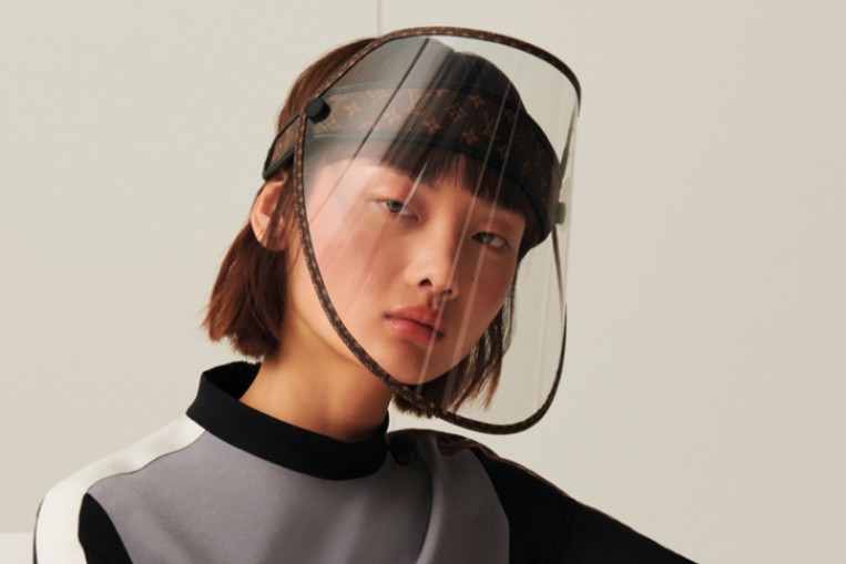 Louis Vuitton designed a luxury face shield selling for nearly $1K