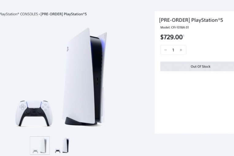 PlayStation 5 pre-orders crash Singapore retailer websites; sells out almost immediately
