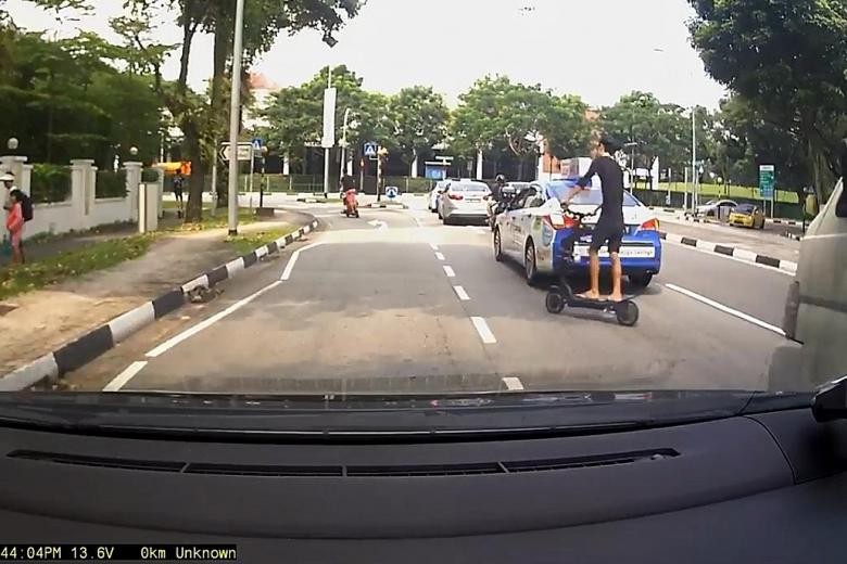 Reckless e-scooter riders in Singapore spark concern