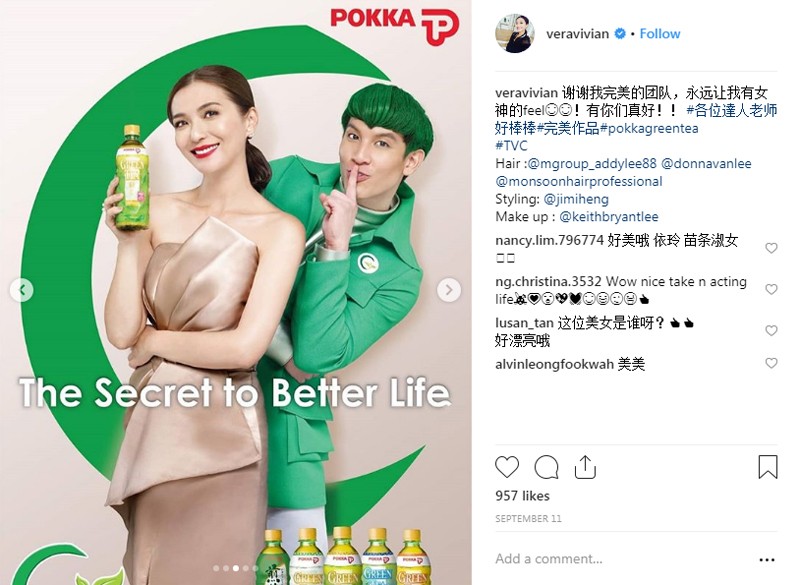 Vivian Lai's no longer a Pokka ambassador after end of 3-year contract