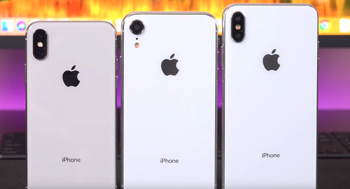 All 3 leaked 2018 iPhone designs shown side-by-side in new video