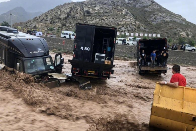 Jackie Chan and crew rescued from mudslide during filming of Project X