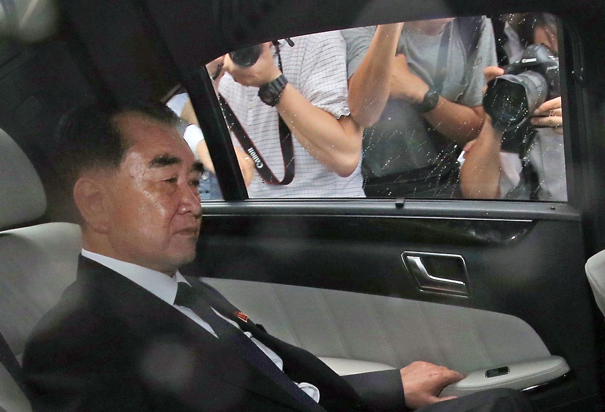 Mr Kim Chang Son, the de facto chief of staff of North Korean leader Kim Jong Un, flew into Singapore on Monday night and is believed to be staying at The Fullerton Hotel.