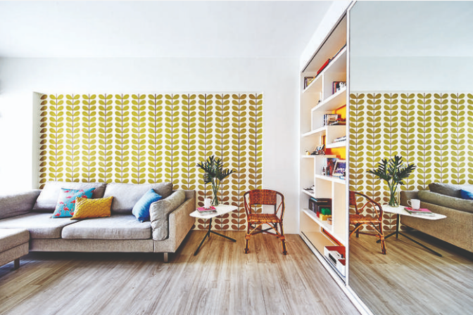 Trying to combine Scandinavian-style interiors with fengshui may not sound like it could work, but this modern and cosy HDB flat in Tiong Bahru is proof that it does. 

(Design: Space Matters)