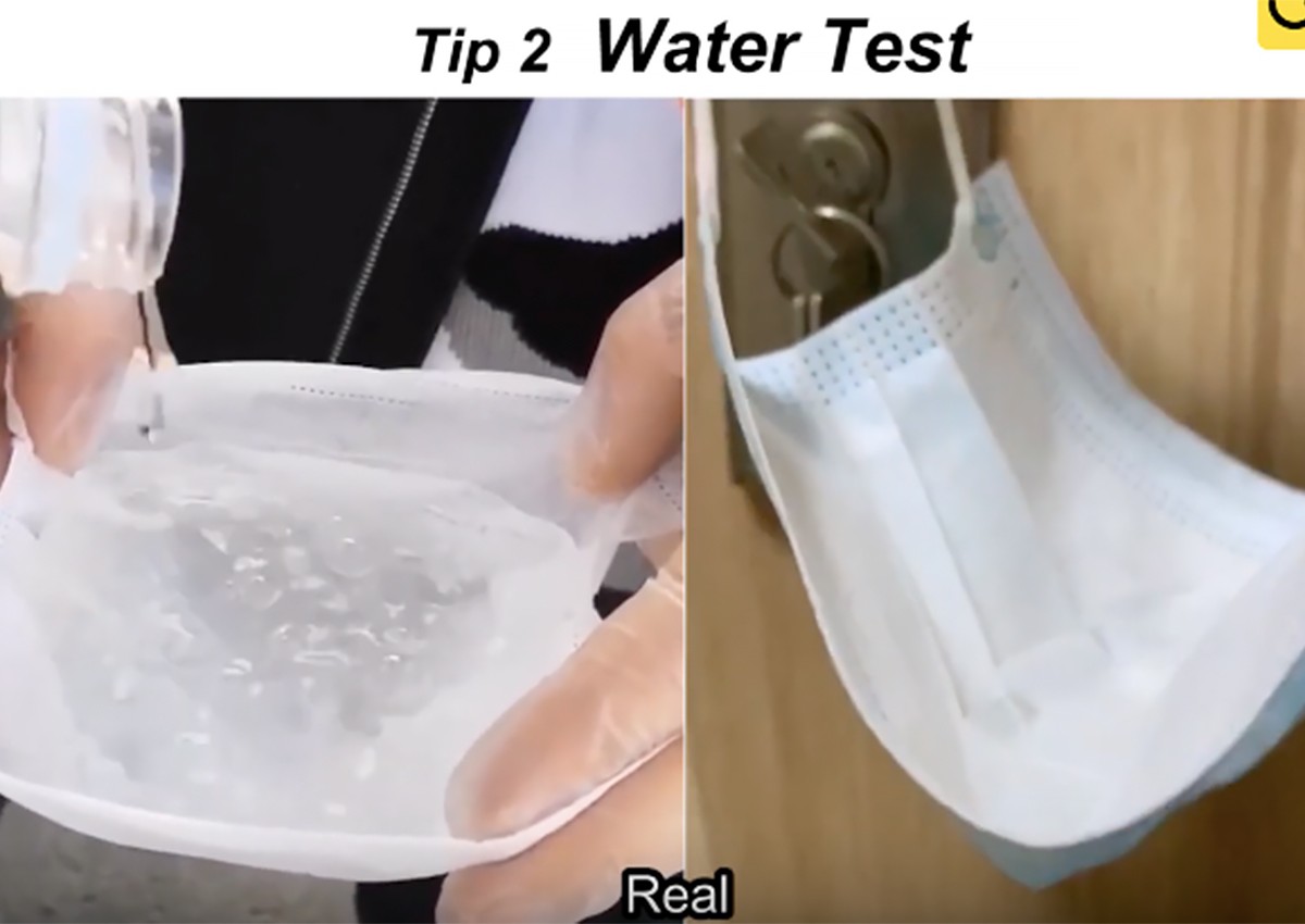 This video shows 5 easy ways to test if your mask is real or fake