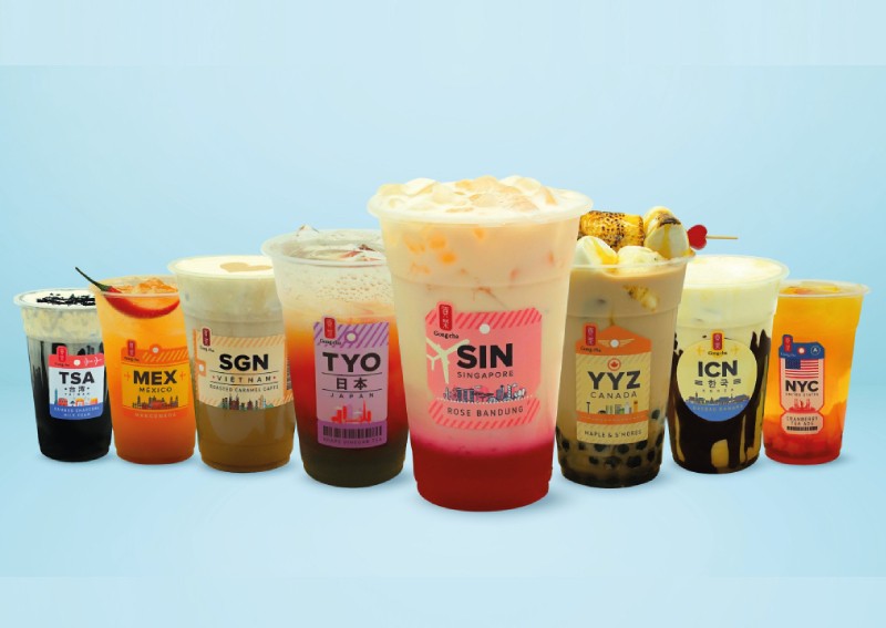The new Gong Cha Terminal at Paya Lebar will take your tastebuds on vacation