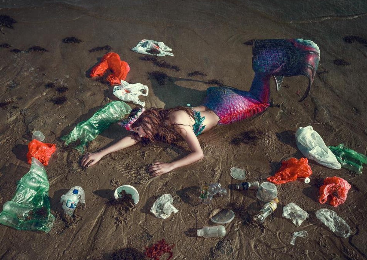 She's a part-time mermaid, full-time earth warrior who's not above drinking bubble tea from a plastic cup. Here's why