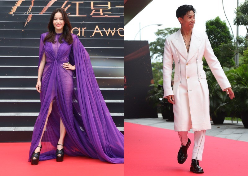 Star Awards 2022: From plunging necklines to high-slit gowns, here are our favourite red carpet looks