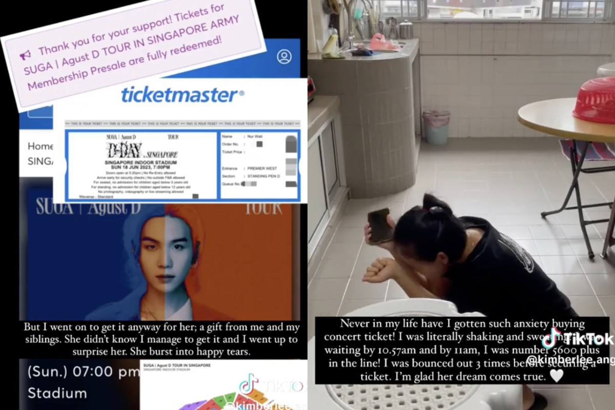 This made my day: Siblings surprise helper with BTS' Suga concert ticket