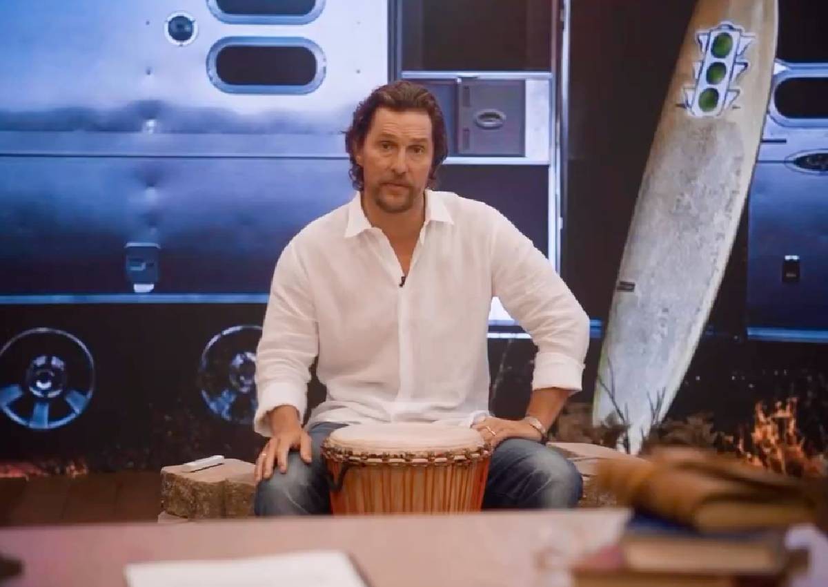 'Become the person you're meant to be': Matthew McConaughey becomes a self-help guru