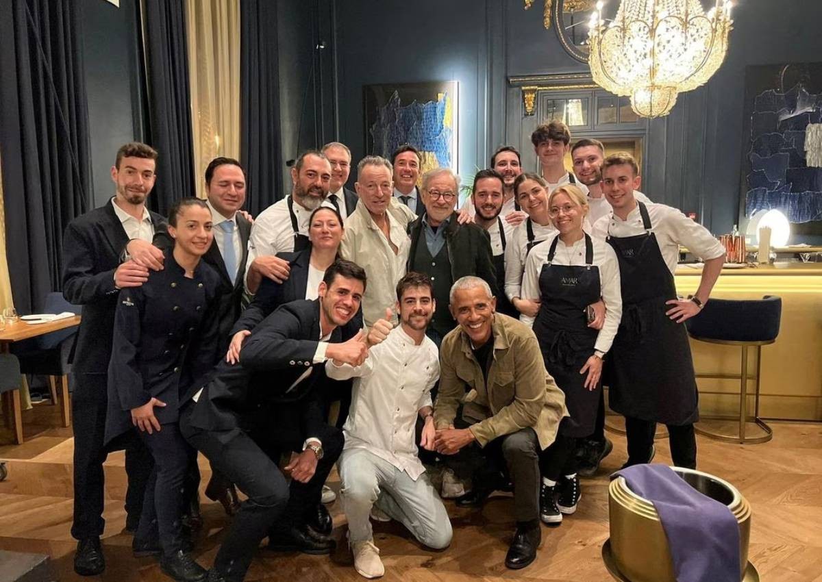 Obama, Spielberg and Springsteen delight Barcelona restaurant staff