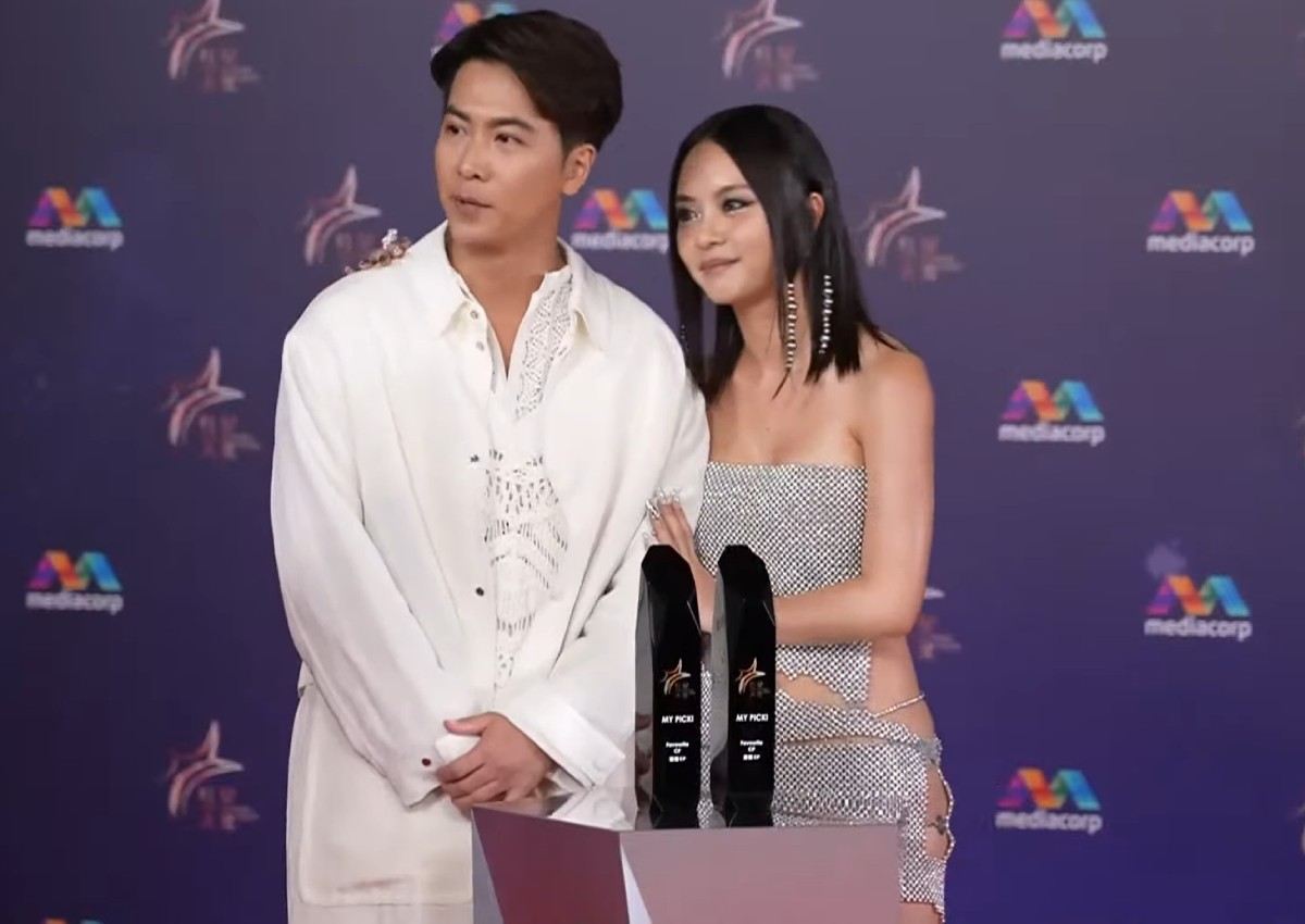 'My best onscreen partner': Xu Bin and Chantalle Ng still viewers' favourite screen couple as they win at Star Awards 2023 again