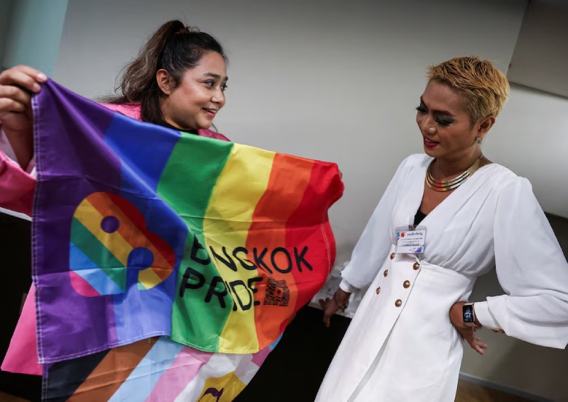 Thai LGBT activists celebrate vote that brings marriage equality closer