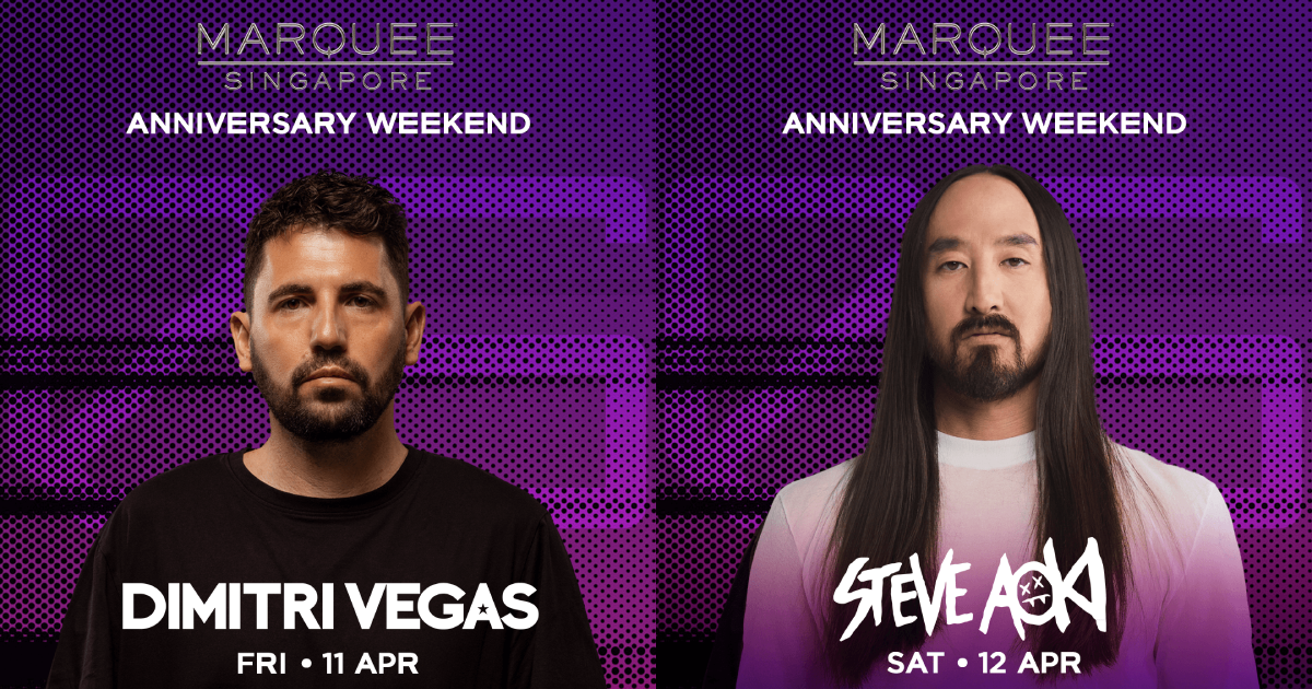 Marquee celebrates 6th anniversary on April 11 and 12 with DJs Dimitri Vegas and Steve Aoki