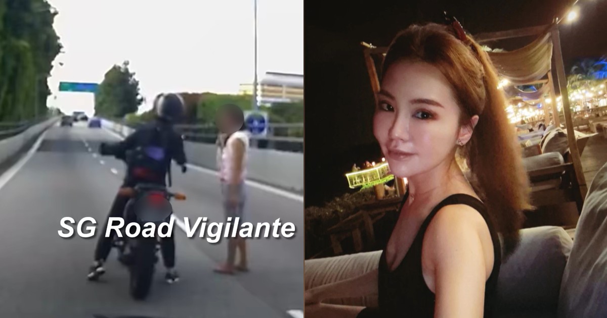 'If you see someone in distress please don't shun them': Motorcyclist offers ride to woman walking in middle of PIE slip road