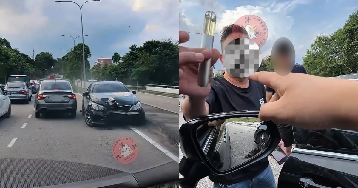'Take car keys away from him': Dazed driver goes against traffic in JB, vape allegedly found in car