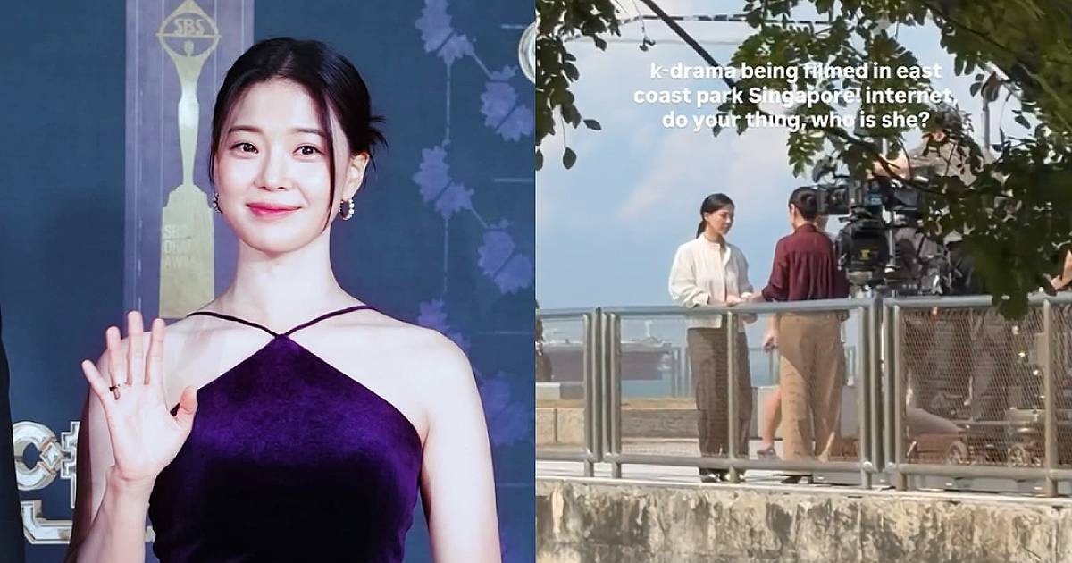 Im Se-mi spotted filming K-drama in Singapore