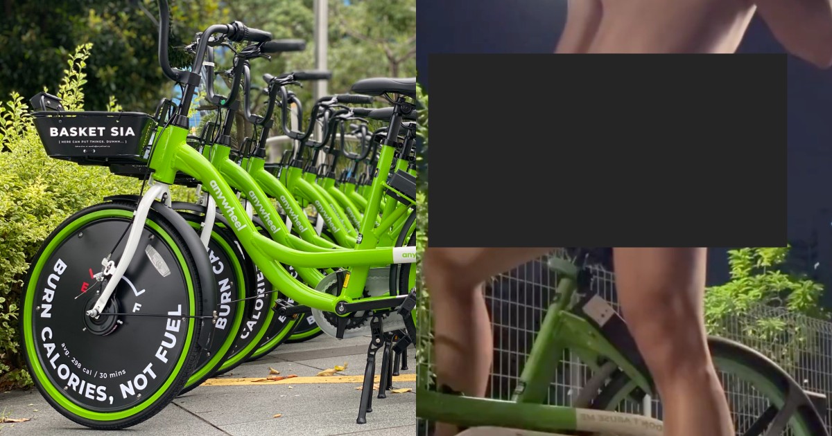 Man allegedly rides Anywheel bicycle naked, films himself performing lewd acts