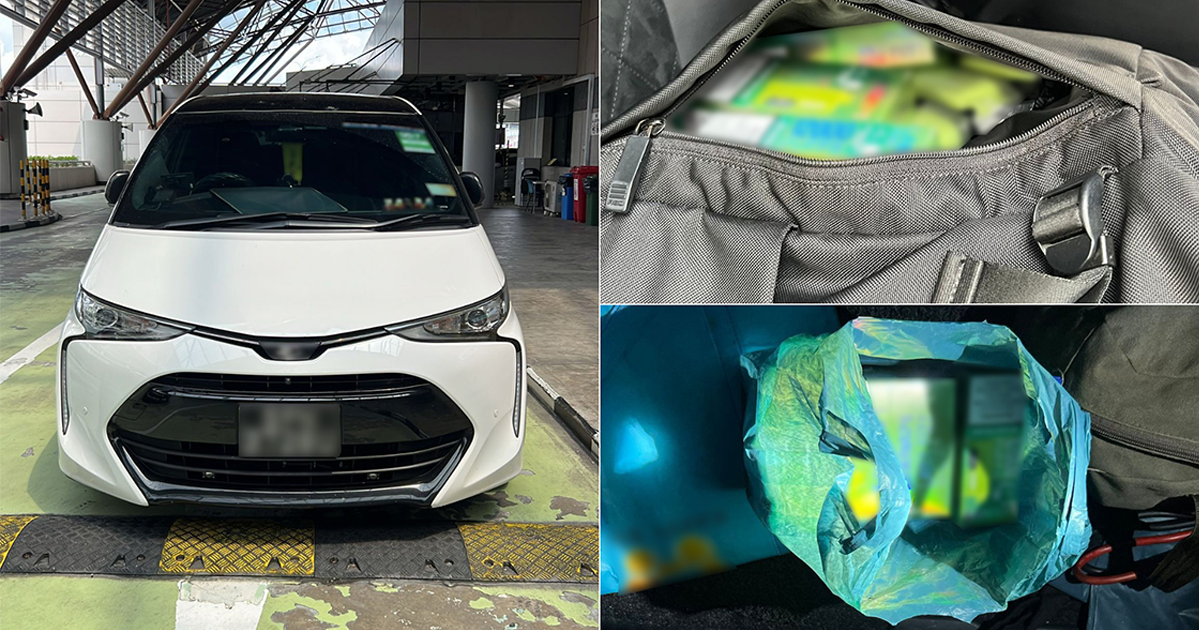Driver who hid vapes in car's spare tyre compartment arrested at Tuas Checkpoint