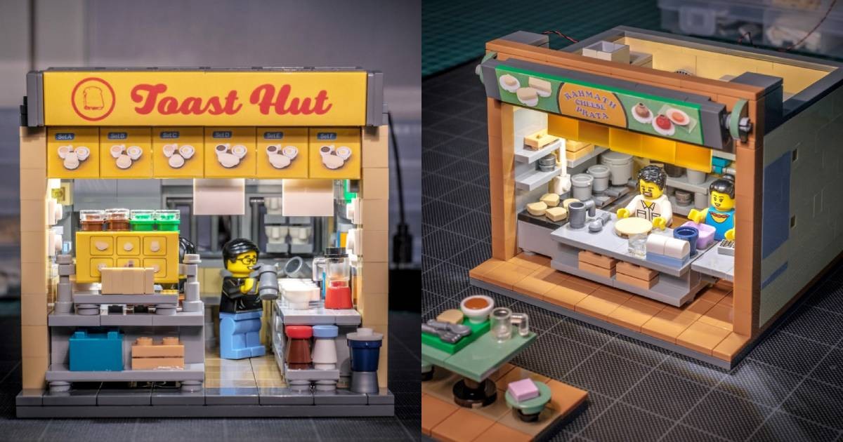'Capture the magic': American pays tribute to Singapore hawker stalls through Lego creations, presents some to owners