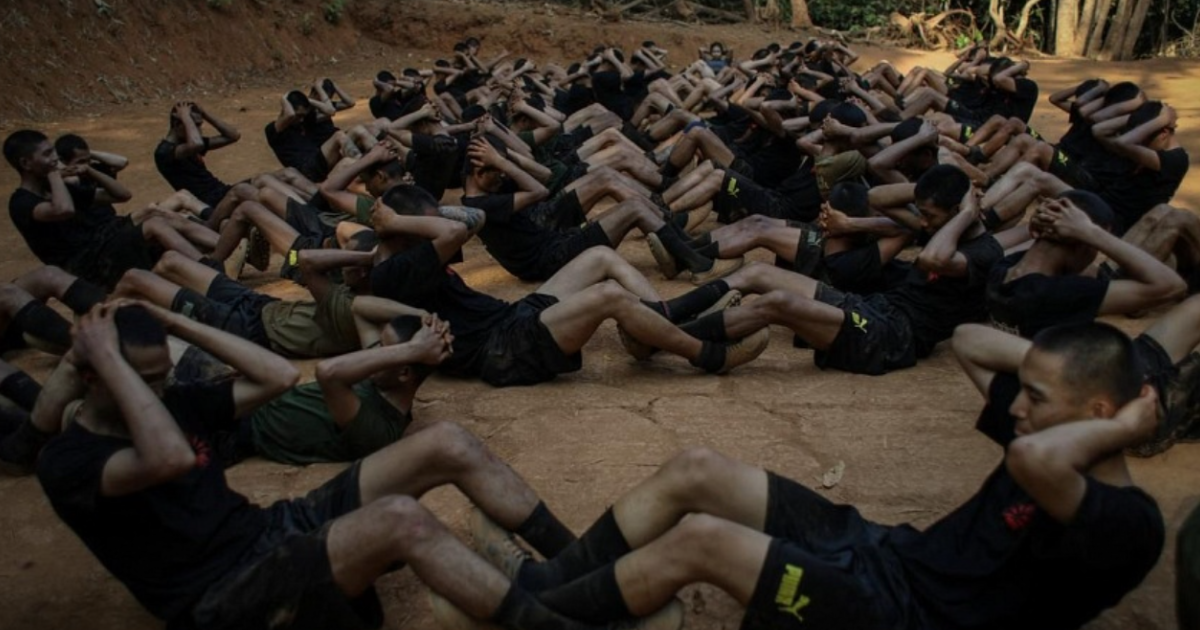 In Myanmar's jungles, young volunteers train hard to fight junta