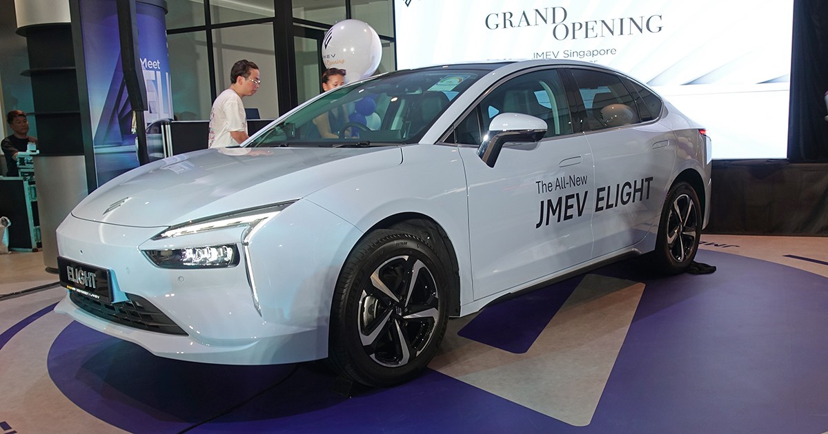 Chinese EV brand JMEV officially launches in Singapore with the Elight sedan