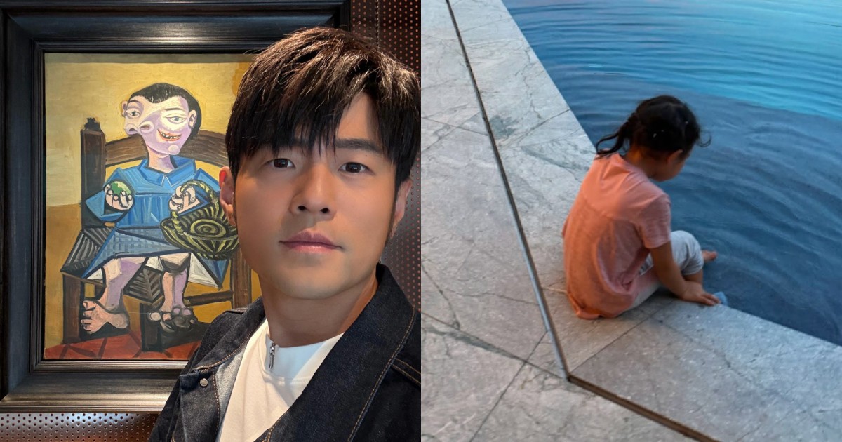 'I couldn't help but swallow my cursing': Jay Chou becomes 4-year-old daughter's makeup 'canvas'