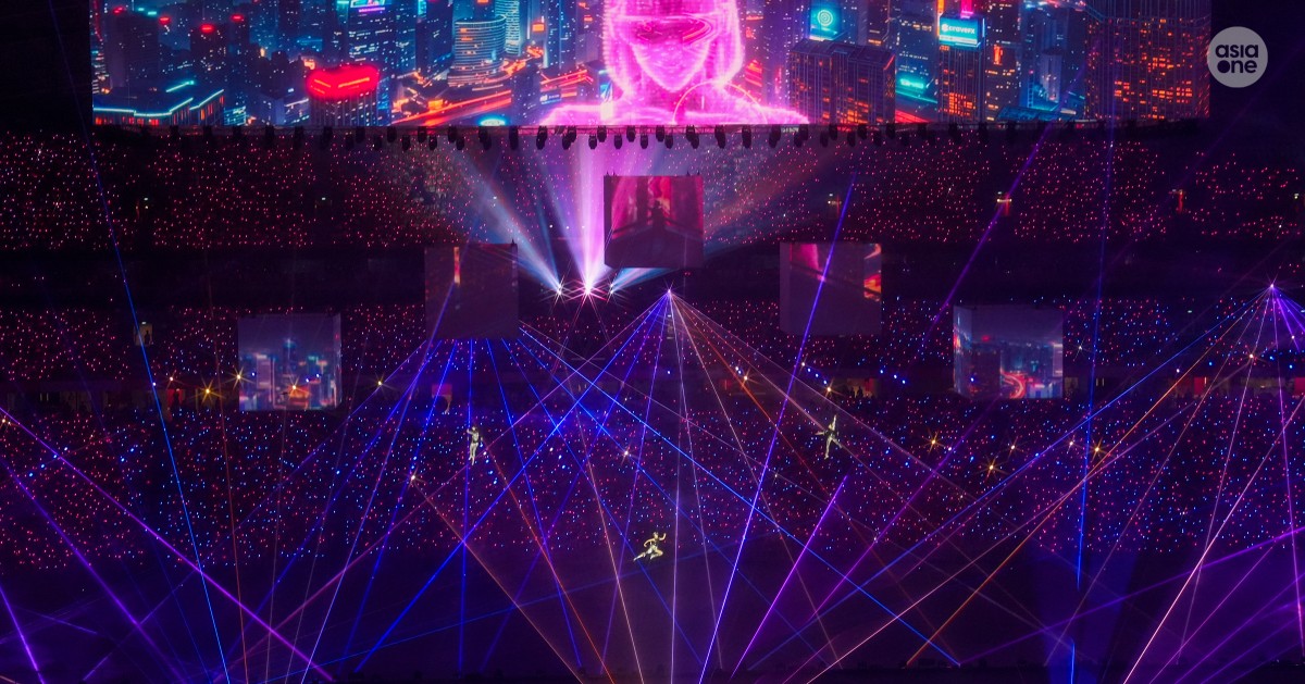 NDP 2026: Lights, lasers and fireworks dazzle as Singapore celebrates 61st birthday