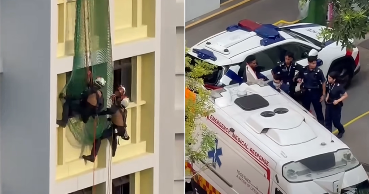 Police break into Woodlands flat after man deemed to 'pose danger' to himself, apprehended under Mental Health Act