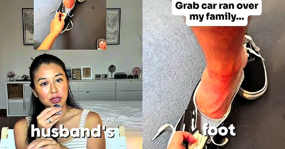 Woman boycotts Grab, says company 'didn't care' after driver allegedly ran over husband's foot