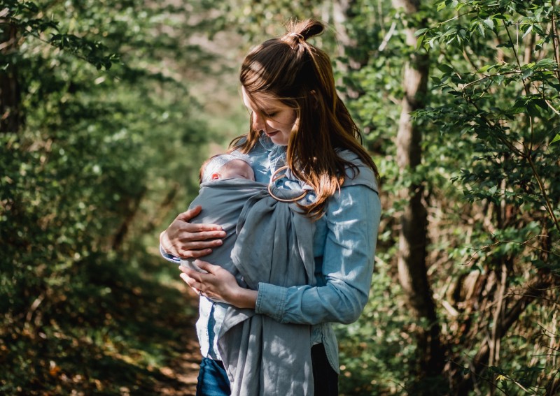 A UK mother's heartfelt message about baby sling safety after her newborn dies