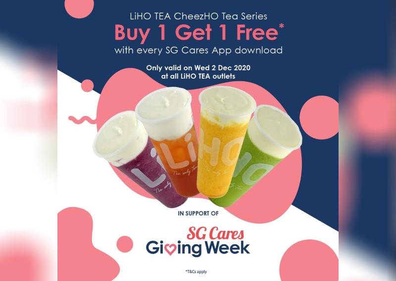1-for-1 Signature CheezHO Tea drink from LiHo